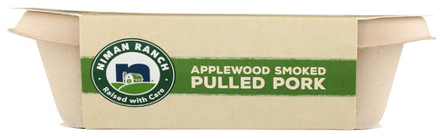 12 Niman Ranch, Pork Pulled Smoked No Sauce, Ounce