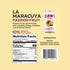 12 (Pack 12) Bawi Agua Fresca Passion Fruit Flavored Sparkling Drink, Fluid Ounces