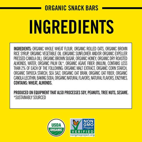 Pack (1 1 Pack 2 Dave's Killer Bread Organic Snack Bars, Variety Cocoa Brownie Blitz, Oat-Rageous Honey Almond)