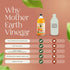 (1/32oz Mother Earth, Organic Apple Cider Vinegar with The Mother, Fresh Pressed Organic Apples, OACV, ACV, Raw