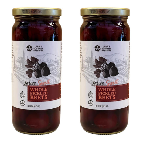 Lara's Gourmet Passions Laras Gourmet Passions Sweet Whole Pickled Beets (16 fl oz, 2, Count)