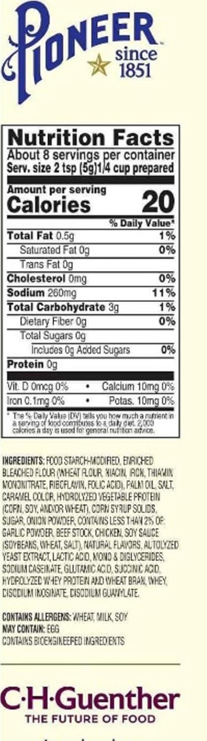 C.H. Guenther & Son 2 packages 1.41oz) Pioneer Gravy & Seasoning Mixes - (Roasted Beef