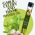 TILZ COLLECTION Set -6x40ml set, Set Tilz Infused Olive Oil Gift Flavoured, Cooking Oil/Bread dipping oils gift |Basil