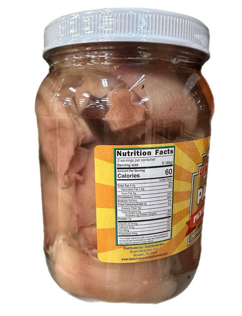 border merchant 2lb patitas en vinagre seasoned pickled pig pork feet in brine ready to eat