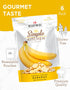 24 Pack 6, Backpacking, READYWISE - Simple Kitchen, Freeze-Dried Bananas, Servings, of Vegetarian, Gluten Free, Snacks
