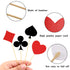 Boao 48 Pieces Poker Theme Party Decorations, Cupcake Toppers and Las Vegas Cake Decorations for Birthday Favors