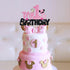 BEISHIDA Girls Cake Topper Mouse, Birthday Party Decorations, My 1st Birthday Pink and Black Mouse Party Supplies