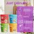 Pack 6 Packs, VOLO VERO Konjac Noodle Variety - Tom Yum, Miso, "Spicy" Kimchi, Red Curry, Gluten Free, Vegan, Low Carb