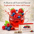 25 100% Frutos Rojos (Red Fruits) Herbal Tea Tea Bags Caffeine-Free Berry Infusion Naturally Tart & Refreshing Flavor