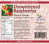 Unsweetened Dried Raspberries, USA Grown, No Added Sugar/Additives, 3oz, Woman-Owned Small Business