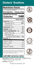Dals Foods 100% Packaged Healthy Nutritious Fufu, Dieters' Swallow | Natural Flour, Low-Carb, Plant-Based Fiber