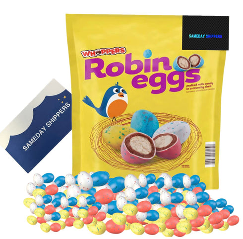 ROBIN EGGS 2.5 WHOPPERS Malted Milk Candy, Easter Candy, Easter Basket Fillers, Easter Candy Treats Bulk Pounds |