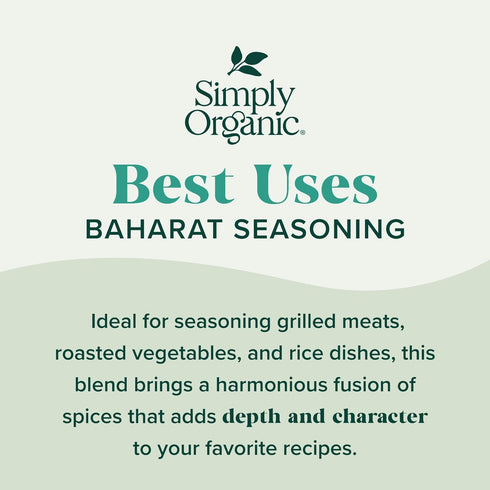 Simply Organic Organic Baharat Seasoning, 2.5 OZ