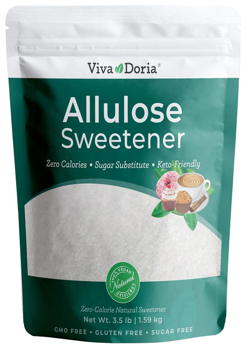 Viva Doria Allulose Sweetener, 3.5 Pounds (56 Ounces) | Zero Calorie Sugar