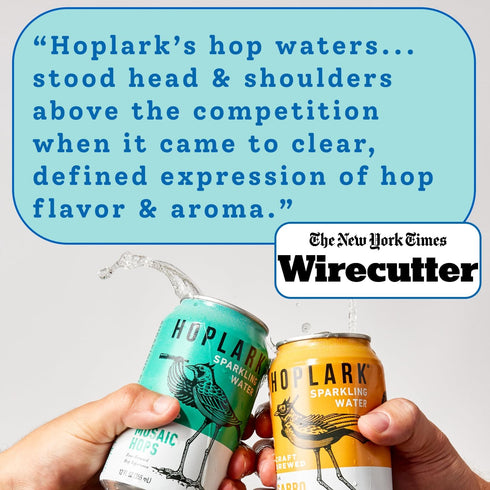 Pack Whole30 (18, 12oz. HOPLARK Water - Mixed - Sparkling Hop Water - Organic, Gluten Free, Vegan, Zero Sugar, Zero