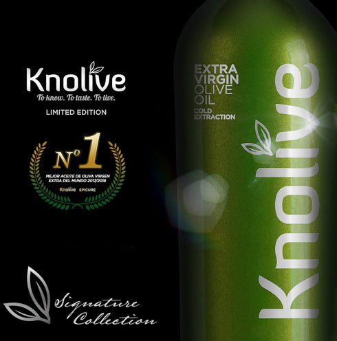 Knolive N1 2019 2020 16.9 floz (500 ml) Epicure | Ranked | Worlds Best Extra Virgin Olive Oil | Fresh Harvest / | Award