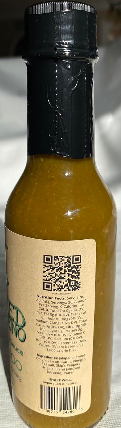 Smoky Fermented Hot Sauce with Jalapeno Flavor