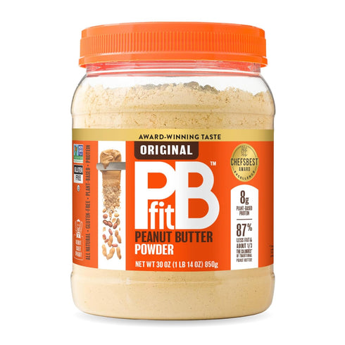 PBfit All-Natural Peanut Butter Powder, 30 Ounce (Pack of 1) - 8g Protein from Real Roasted Pressed Peanuts