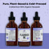 4 oz, 3 Herb To Body Organic Flaxseed Oil Rich in Omega Fatty Acids for Hair Care & Skin Care Support, Versatile