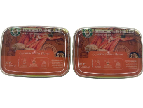 YummY Pack 2x8oz Sauce Cajun Sauce Garlic Butter Flavor