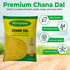 2lb Split Chickpeas (Chana Dal) Premium Quality for Cooking, Soups, Stews & Salads Pantry Staple for Meals Ready to Eat