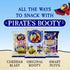6ct, 1oz Pirate's Booty Aged White Cheddar Cheese Puffs Individual Snack Size Bags, Gluten Free, Healthy Kids Snacks
