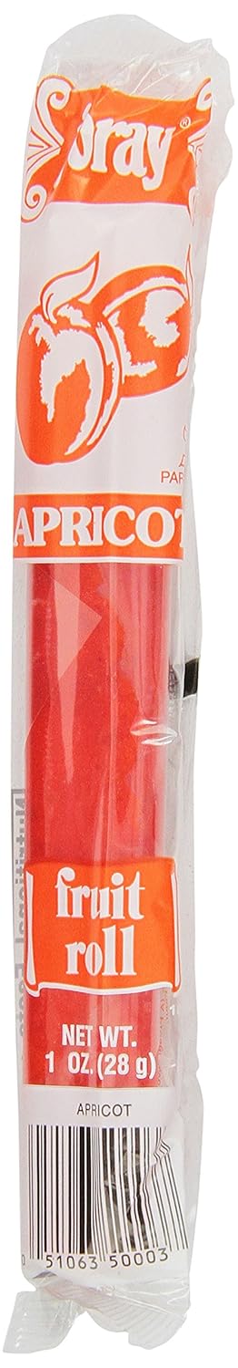 Joray Fruit Roll, Apricot, .75-Ounce Units (Pack of 48)