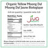 2 LB Jiva Organic Yellow Moong Dal - Non-GMO, Gluten Free - Great for Kitchari - Split Yellow Mung Beans