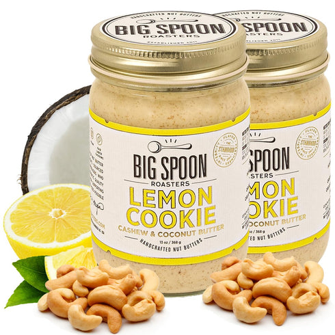 Big Spoon Roasters Lemon Cookie Butter with Sea Salt - Keto Friendly,