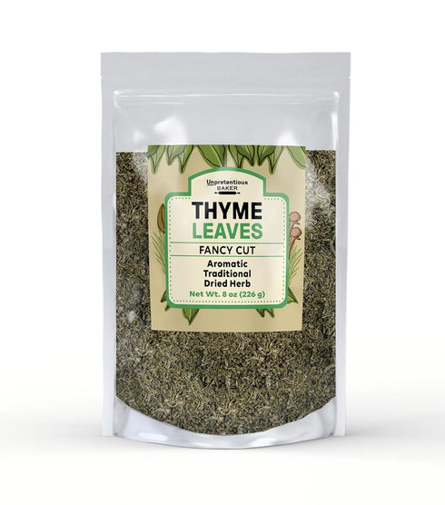 Unpretentious Thyme Leaves, 8 oz, Fancy Cut, Traditional Seasoning