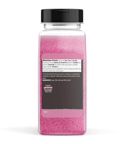 1 lb., Birch & Meadow Blue & Pink Sanding Sugar Bundle Mixed Colors, Colorful Sugar Crystals for Festive Holiday Baking