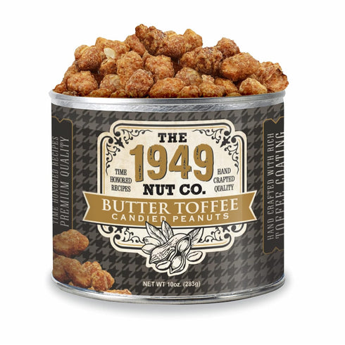 The 1949 Nut Co. Butter Toffee Candied Virginia Style Peanuts | Oil Roasted Peanuts | Fried