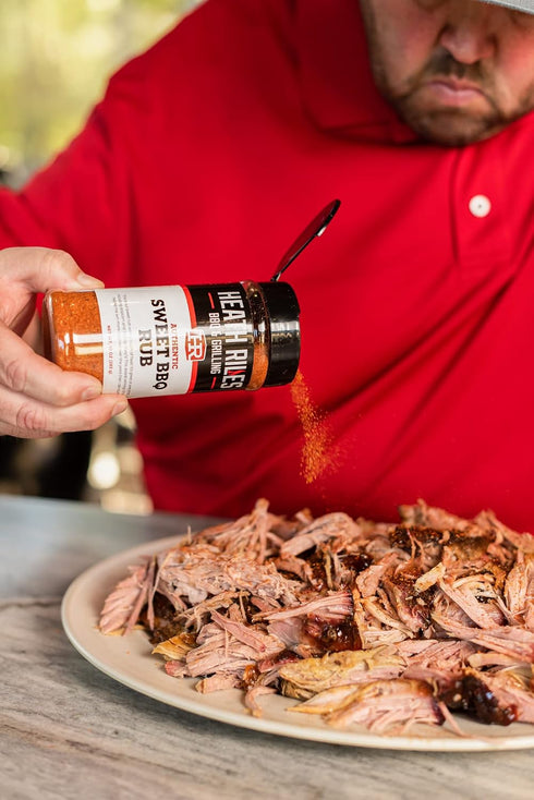 (1 1 Heath Riles BBQ Sweet Rub Combo with Refill Bag Rub, Refill Bag), Competition Winning Products from Pitmaster
