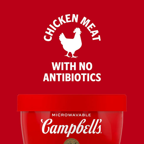 15.4 oz. Campbell's Homestyle Chicken Noodle Soup Microwavable Bowl
