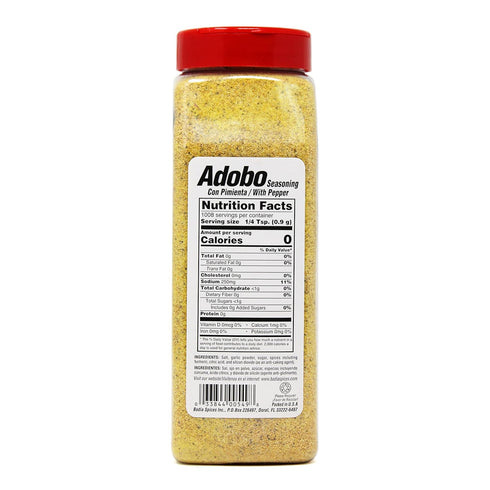 2 (Pack 6) Badia Adobo with Pepper, Pound