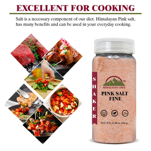 Shaker-12.50 oz Himalayan Chef Pink Salt