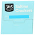 365 16 by Whole Foods Market, Salted Saltine Crackers, Ounce