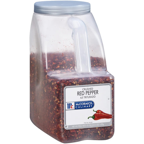 McCormick Culinary Crushed Red Pepper, 3.25 lb - One 3.25 Pound Container