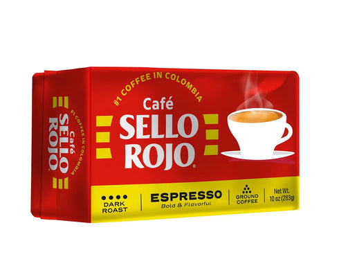 10 oz (Pack 6) Sello Rojo Espresso Brick