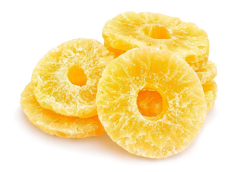 Dehydrated Pineapple Ring Slice 4 Lbs, Low Sugar, NO SO2 (NO SULPHUR),