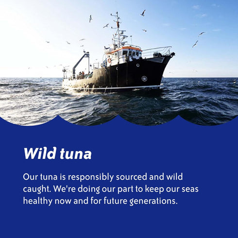 4 oz. (Pack 24), Chicken of the Sea Solid Yellowfin Pure Tuna, Cans of Wild Caught Canned Tuna, No Drain