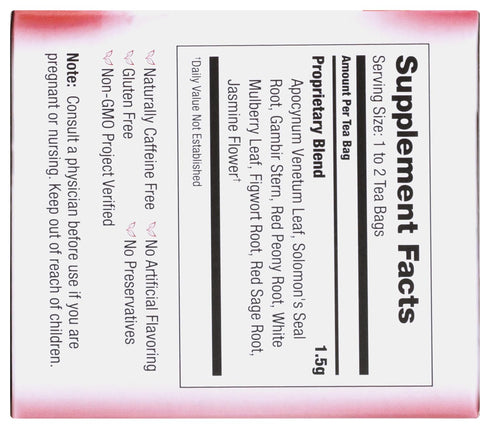 Bravo Tea Blood Pressure Caffeine Free - 20 Tea Bags