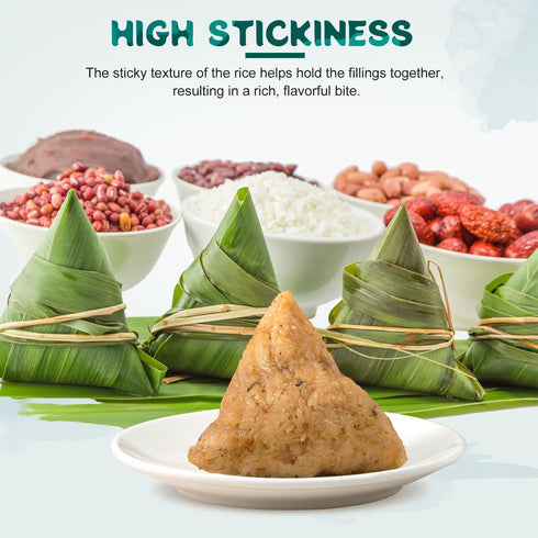 2lbs, Soeos Sweet Sticky Rice Premium Glutinous Rice, All Natural Gluten Free Sticky Rice for Desserts or Rice Cakes