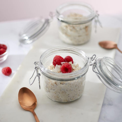 2 6 Packets (12 Packets (8 oz Qi'a Superfood Organic Hot Oatmeal - Creamy Coconut - Boxes with Each Box Total) each)