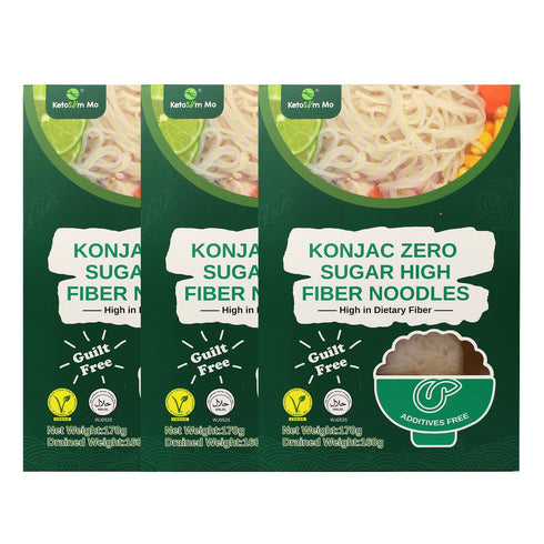 Konnyaku High Fiber Shirataki Noodle Low Carb Pasta Keto Vegan Paleo Sugar