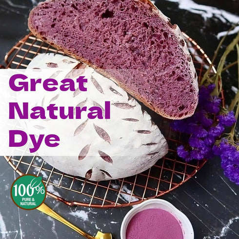 8 oz Purple Sweet Potato Powder, Pure All Natural Purple Sweet Potato Powder for Baking, Flavoring, Smoothies