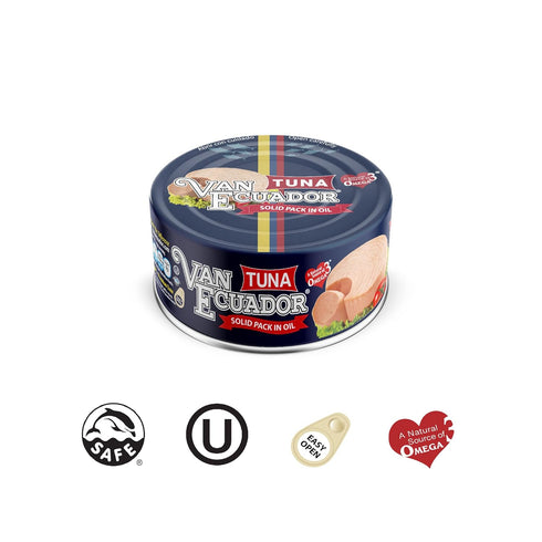 5.3oz (Pack 12) Van Ecuador Premium Tuna Oil