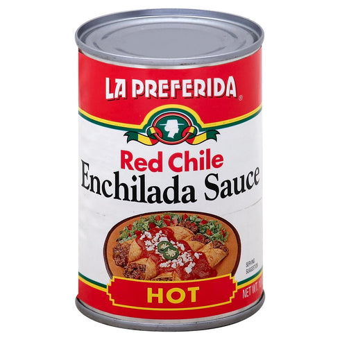La Preferida, Enchilada Sauce, Red Chile, Hot, 10 Ounce
