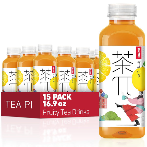 Visit the Store Tea PI Iced Tea Black Tea, Lemon Sweet Iced Fruit Tea Bottles,