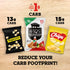 4505 14 7 Meats Tajin, Chicharrones, Fried Pork Rinds, Keto Certified, Family Size Bag, Servings, Ounce Bag